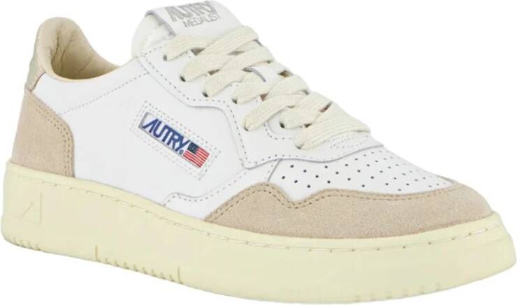 Autry Medalist Lage Sneakers Beige Dames