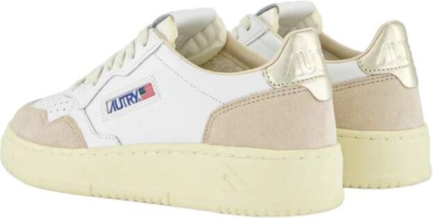 Autry Medalist Lage Sneakers Beige Dames