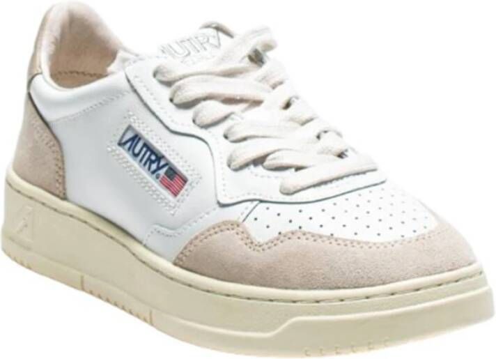 Autry Medalist Lage Sneakers Beige Dames