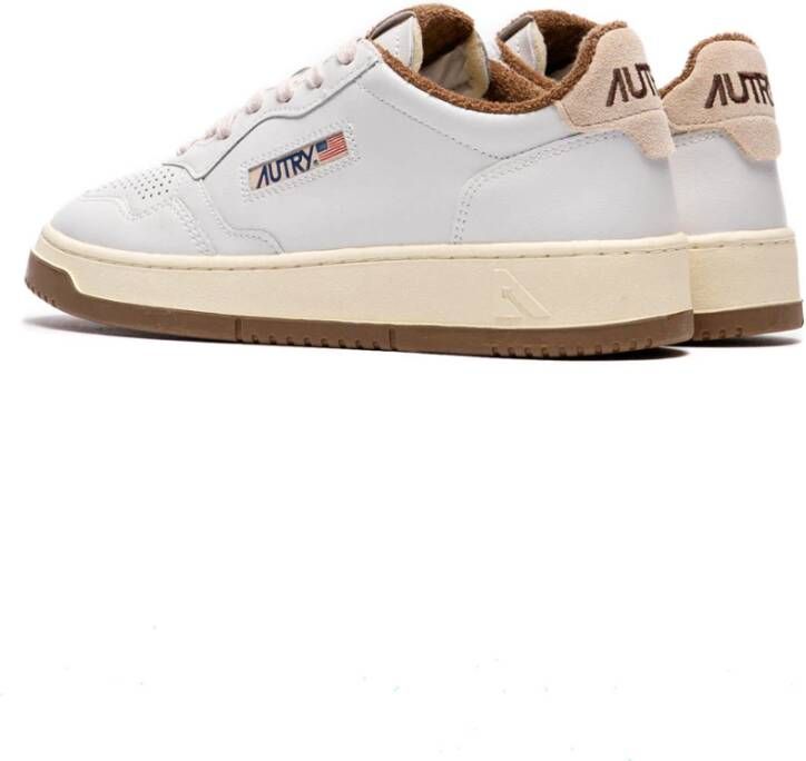 Autry Medalist Lage Top Leren Sneaker White Heren