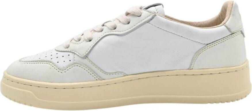 Autry Medalist Low Dames Sneakers Wit White Dames