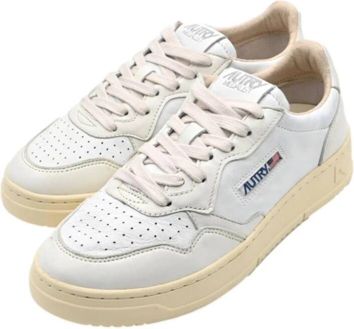 Autry Medalist Low Dames Sneakers Wit White Dames