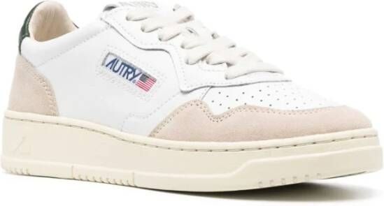 Autry Medalist Low Leren Suède Sneakers Multicolor Dames