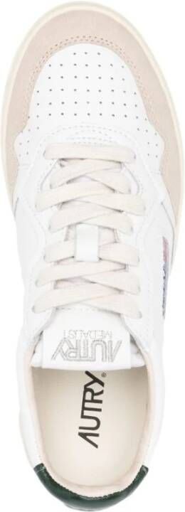 Autry Medalist Low Leren Suède Sneakers Multicolor Dames