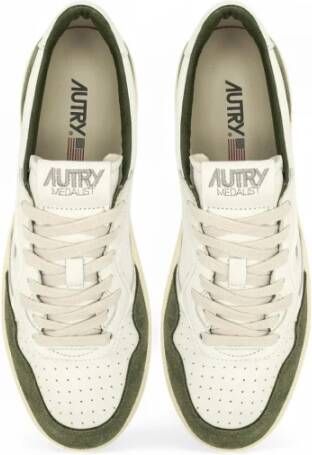 Autry Medalist Low Leren Sneakers White Dames