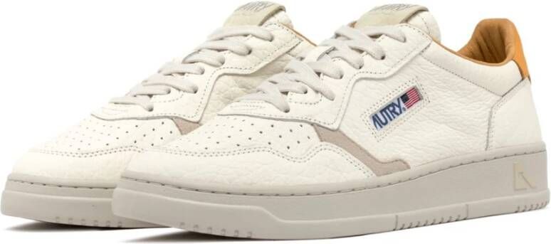 Autry Medalist Low Leren Sneakers White Dames