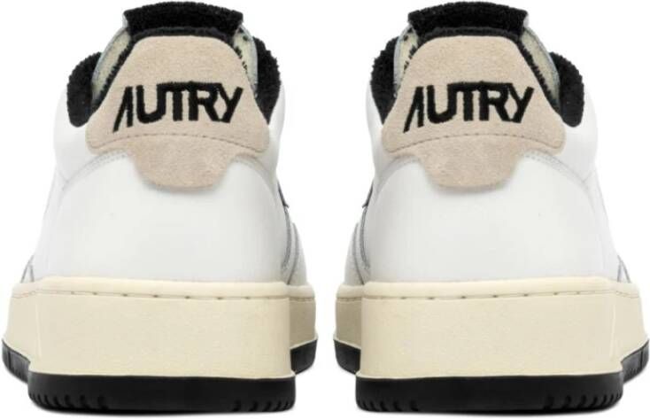 Autry Medalist Low Leren Sneakers White Dames