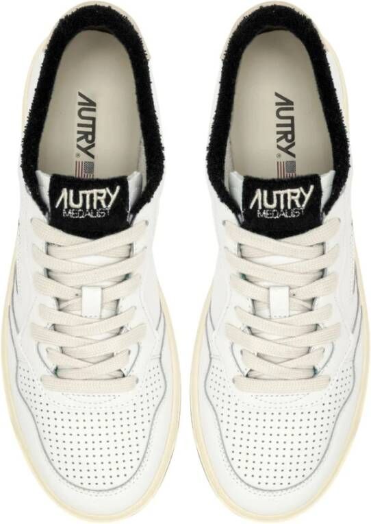 Autry Medalist Low Leren Sneakers White Dames