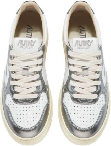 Autry Medalist Low Leren Sneakers White Heren