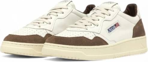 Autry Medalist Low Leren Sneakers White Heren