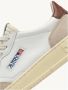 Autry Leren lage sneakers met contrasterende inzetstukken White - Thumbnail 6