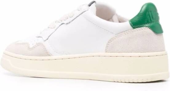 Autry Medalist Low Leren Suède Sneakers White Dames