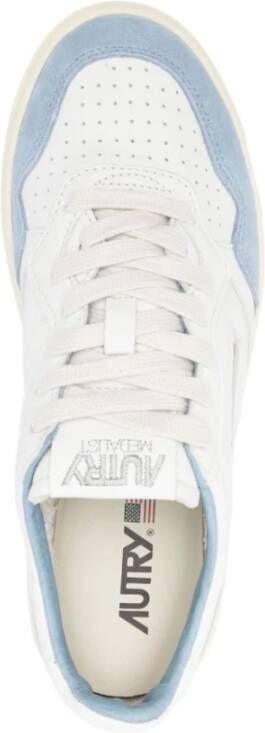 Autry Medalist Low Leren Suède Sneakers White Dames