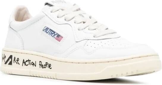 Autry Medalist Low Sneakers Wit Dames