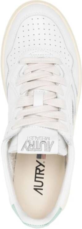 Autry Medalist Low Top Leren Sneakers White Dames