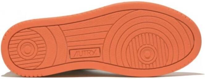 Autry Medalist Sneakers Orange Dames