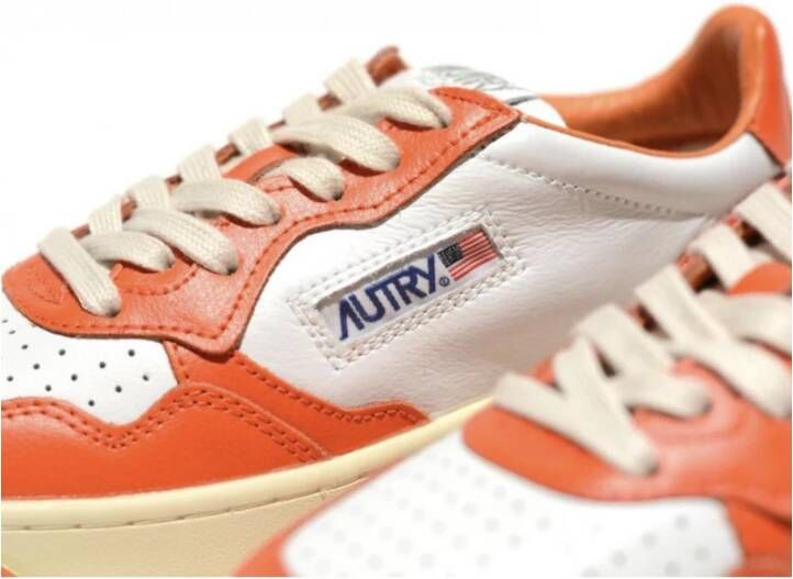 Autry Medalist Sneakers Orange Dames