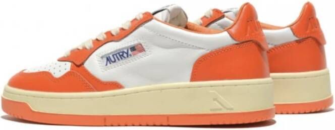 Autry Medalist Sneakers Orange Dames