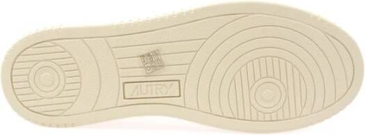 Autry Medalist Witte Leren Sneakers White Heren