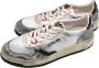 Autry Mesh Suede Lage Top Sneakers Wit Multicolor Dames - Thumbnail 3