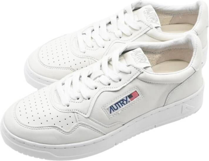 Autry Moderne Sneakers van Suède in Wit White Dames