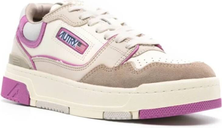 Autry Multikleur Sneakers met Suède en Leer Multicolor Dames