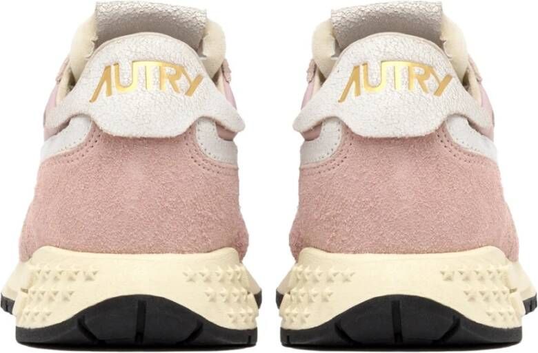 Autry Nylon Crack Schoenen Pink Dames