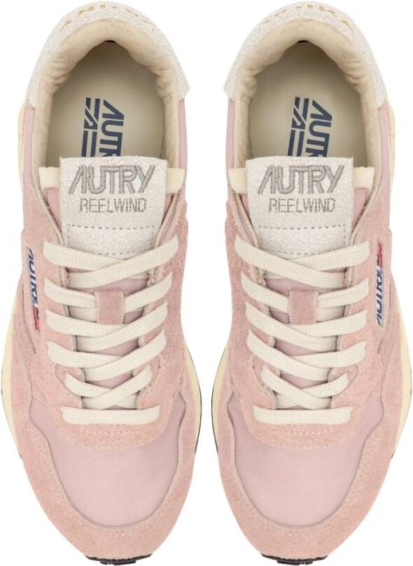 Autry Nylon Crack Schoenen Pink Dames