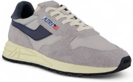 Autry Nylon Sneakers met verhoogde zool Gray Heren