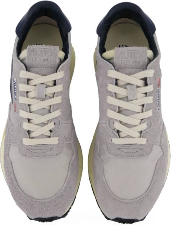 Autry Nylon Sneakers met verhoogde zool Gray Heren