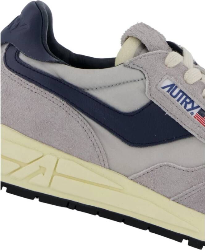 Autry Nylon Sneakers met verhoogde zool Gray Heren