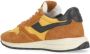 Autry Oranje Leren Sneakers Ronde Neus Orange Heren - Thumbnail 4