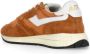 Autry Oranje Leren Sneakers Ronde Neus Orange Heren - Thumbnail 2