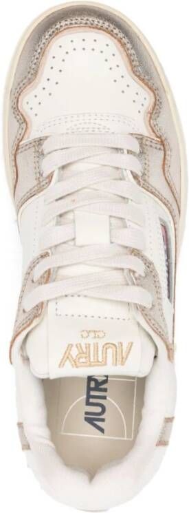 Autry Panel Lace-Up Sneakers White Dames