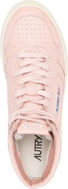 Autry Peach Mid Sneakers Beige Dames