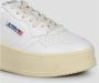 Autry Platform Sneakers in Koeienhuid Leer White Dames - Thumbnail 3