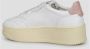 Autry Platform Sneakers in Koeienhuid Leer White Dames - Thumbnail 4