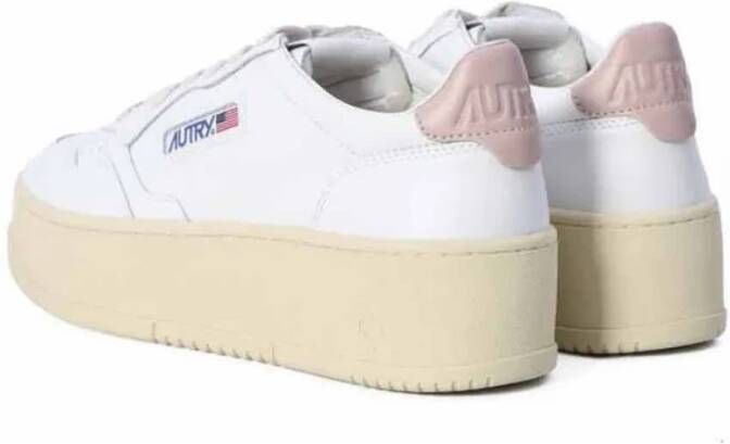 Autry Platform Sneakers met Chunky Sole White Dames