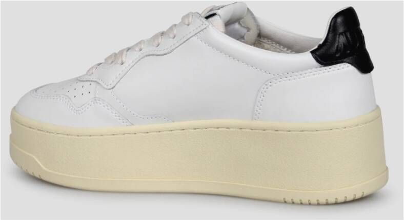 Autry Platform Sneakers met Geborduurd Label White Dames