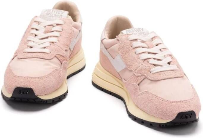 Autry Poederroze Veterschoenen Pink Dames