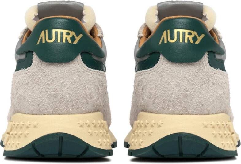 Autry Reelwind hardloopschoenen in taupe wit groen Multicolor Heren