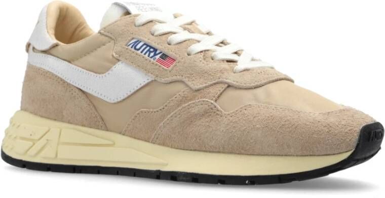 Autry Reelwind Lage Sneakers Beige Dames