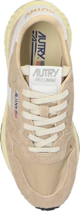 Autry Reelwind Lage Sneakers Beige Dames