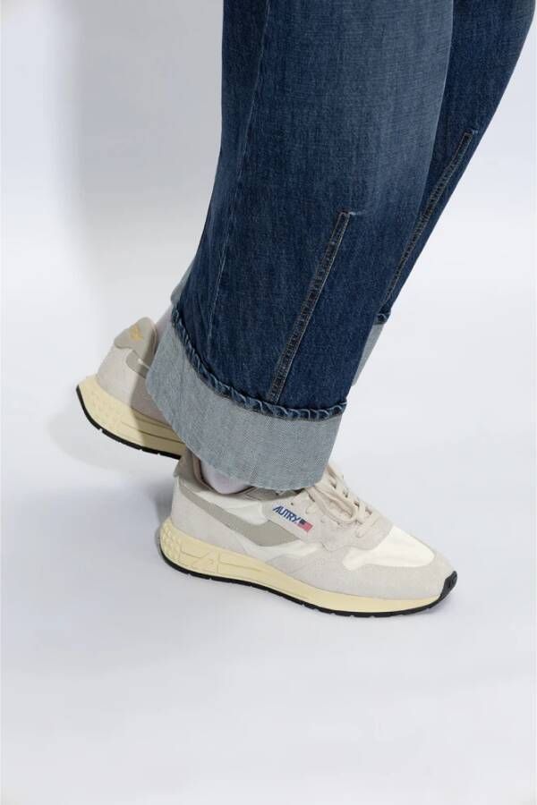 Autry Reelwind Lage Sneakers Beige Heren