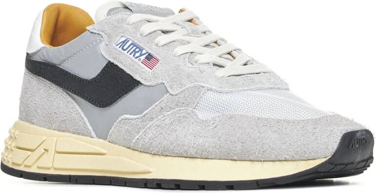 Autry Reelwind Lage Sneakers in Zilver Gray Heren