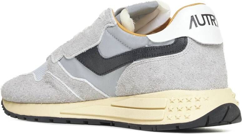 Autry Reelwind Lage Sneakers in Zilver Gray Heren