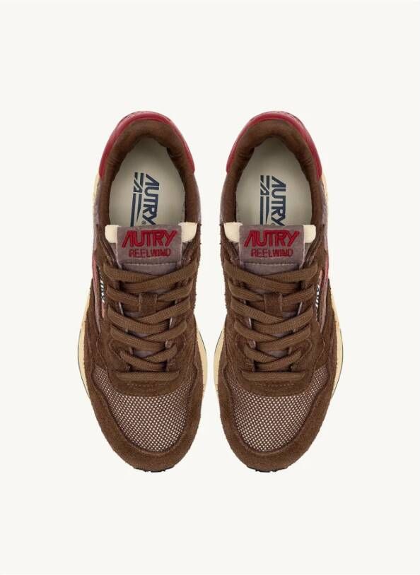 Autry Reelwind Lichtgewicht Sneakers Brown Heren