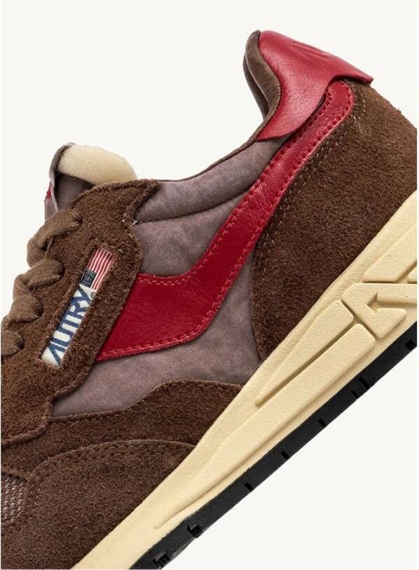 Autry Reelwind Lichtgewicht Sneakers Brown Heren