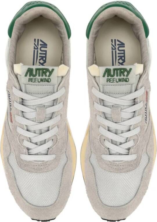 Autry Reelwind Low Hardloopschoenen van Suède en Net Gray Heren