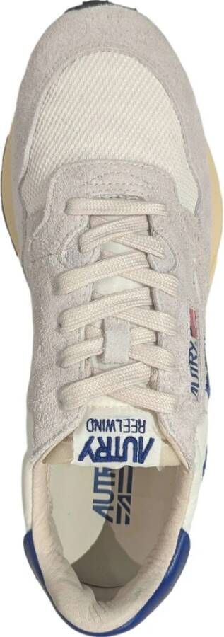 Autry Witte en Blauwe Sneakers Multicolor Heren